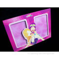 2 openings paper photo frame for friend gift